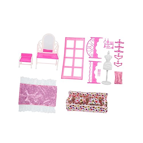 KICHOUSE 1satz Mini Haus Make-up Tisch Zubehör Für Große Puppen Detailreiche Miniatur Möbel Für Kreatives Spielen Und Fantasievolle Gestaltung Von Kinderzimmern von KICHOUSE