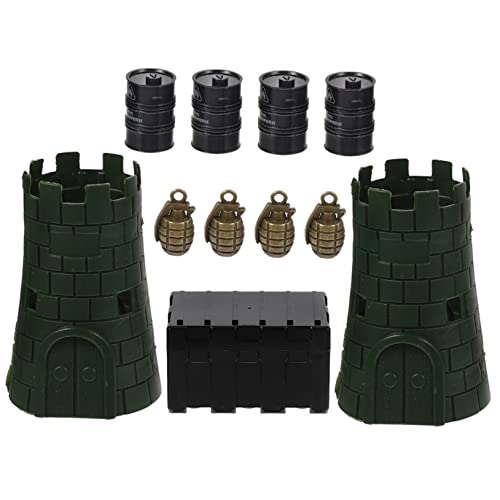 KICHOUSE 1 Satz Mini-Militärzubehör kinderspielzeug für -Kanonen Miniatures -Panzer Kid Toys Kriegsspielszene Statisches Szenenspielzeug Harz von KICHOUSE