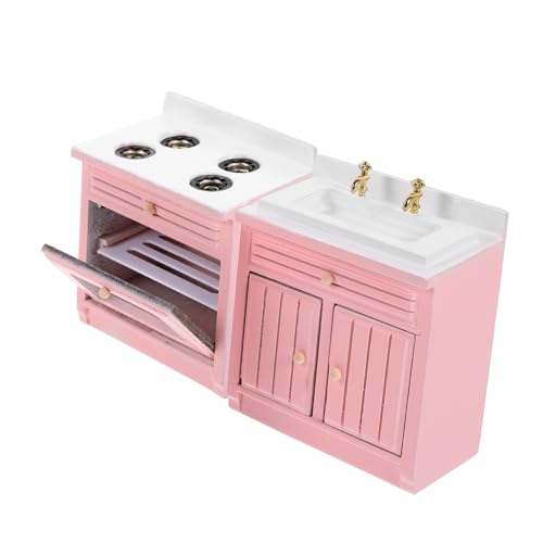 KICHOUSE 1 Satz Mini-küchenzubehör Mini-puppenstubenofen Puppenhaus-kochherd Puppenhaus-küche Puppenhaus Herd Puppenhausmöbel Im Maßstab 1:12 Mini-küchenherd Puppenstubenmöbel Rosa Holz KICHOUSE 1 Satz Mini-küchenzubehör Mini-puppenstubenofen Puppenhaus-kochherd Puppenhaus-küche Puppenhaus Herd Puppenhausmöbel Im Maßstab 1:12 Mini-küchenherd Puppenstubenmöbel Rosa Holz von KICHOUSE