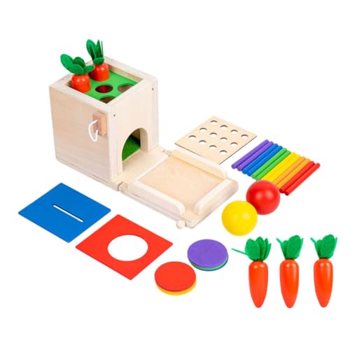 KICHOUSE 1 Satz Montessori Matching für Sensory Toy Konzentration und Hand Augen Koordination für Kleinkinder und Vorschulkinder von KICHOUSE