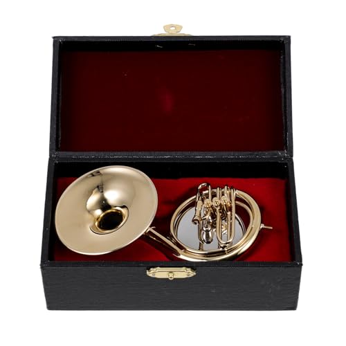 KICHOUSE 1 Satz Musikinstrumentenmodell Miniatur Empfindlich Klein Realistisch Sousaphon Deko Simulationsinstrument Ornament Filigranes Instrumentenmodell 24 Karat Vergoldetes Kupfer Golden von KICHOUSE