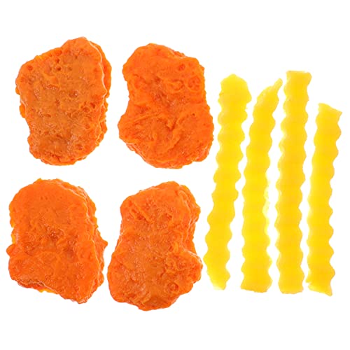 KICHOUSE 1 Satz Oberst Chicken Nugget -Modell künstlich nachgeahmte Hühnernuggets Chicken-Nuggets-Stütze nachgeahmtes Lebensmittelmodell verschleißfeste Chicken Nuggets PVC KICHOUSE 1 Satz Oberst Chicken Nugget -Modell künstlich nachgeahmte Hühnernuggets Chicken-Nuggets-Stütze nachgeahmtes Lebensmittelmodell verschleißfeste Chicken Nuggets PVC von KICHOUSE