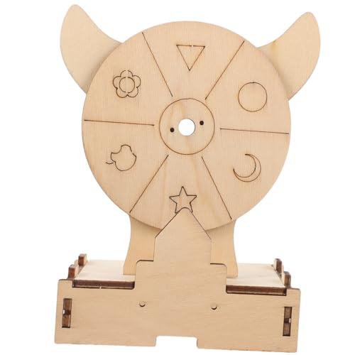KICHOUSE 1 Satz Partyzubehör Rennen Rad Spinnen Vorderrad Walker Fahren Lenkrad bastelzeug für hühner Match Kinderhandwerk Gewinnspielrad Party -Preisträger Holz KICHOUSE 1 Satz Partyzubehör Rennen Rad Spinnen Vorderrad Walker Fahren Lenkrad bastelzeug für hühner Match Kinderhandwerk Gewinnspielrad Party -Preisträger Holz von KICHOUSE