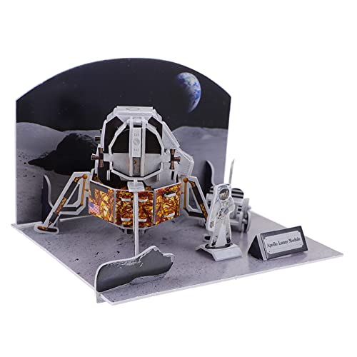 KICHOUSE 1 Satz Platz 3D-Puzzle Flugzeug Mädchen Stielspielzeug Kinderspielzeug fliegendes Puzzle rätselbuch Rätsel Kinderpuzzle Papier von KICHOUSE