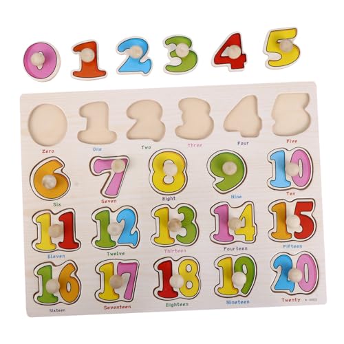 KICHOUSE 1 Satz Puzzle laubsägen für rätsel für Kindergeburtstag rätsel Toys Rätsel zum frühen Lernen Bildungsrätsel hölzern Colorful KICHOUSE 1 Satz Puzzle laubsägen für rätsel für Kindergeburtstag rätsel Toys Rätsel zum frühen Lernen Bildungsrätsel hölzern Colorful von KICHOUSE