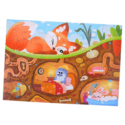 KICHOUSE 1 Satz Puzzle rätsel Kindergartenspielzeug Fuchs-Geheimrätsel Kleinkind -Rätsel Rätsel für Rätsel Vorschule Lernen Papier KICHOUSE 1 Satz Puzzle rätsel Kindergartenspielzeug Fuchs-Geheimrätsel Kleinkind -Rätsel Rätsel für Rätsel Vorschule Lernen Papier von KICHOUSE