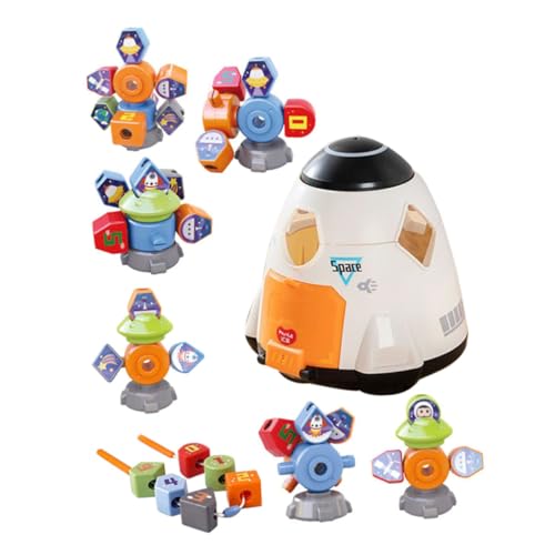 KICHOUSE 1 Satz Puzzlegebäudespielzeug Lernspielzeug für Kleinkinder kognitives für Perlen -Sequenzierspielzeug zum Sortieren von Formen und Farben Abs von KICHOUSE