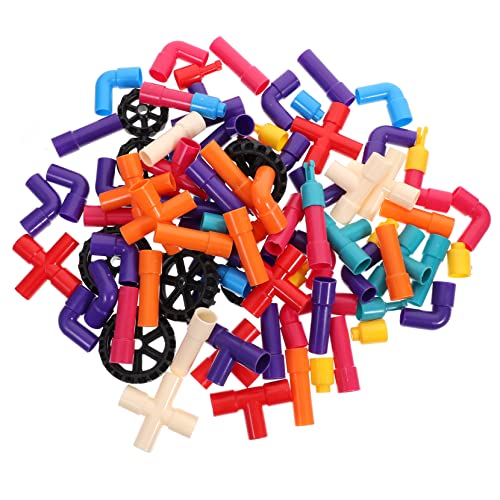 KICHOUSE 1 Satz Rohrbaublockspielzeug bausteine Bauspielzeug Bauen Verglüht Spielzeugbaustein Bausteine für Kleinkinder Verriegelungsblöcke Plastik Zufällige Farbe KICHOUSE 1 Satz Rohrbaublockspielzeug bausteine Bauspielzeug Bauen Verglüht Spielzeugbaustein Bausteine für Kleinkinder Verriegelungsblöcke Plastik Zufällige Farbe von KICHOUSE
