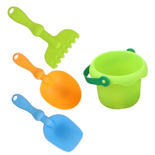 KICHOUSE 1 Satz Sandspielzeug Set Bunte Sandspaten und Eimer für Strand und Sandkasten für Kleinkinder Fördert Kreativität und Handfertigkeit für Gemeinsame Spielzeiten Zufällige Farbe von KICHOUSE