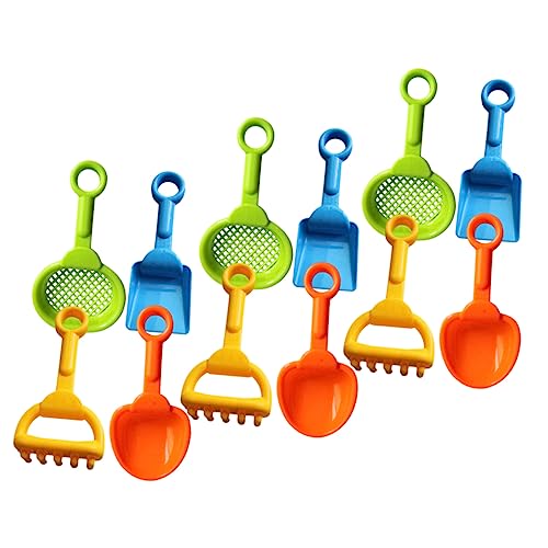 KICHOUSE 1 Satz Sandspielzeug Teiliges mit Schaufeln Sandharke und Sieb für Strand Garten und Schwimmbad Fördert die Kreativität und Motorik von Jungen und Mädchen Zufällige Farbe KICHOUSE 1 Satz Sandspielzeug Teiliges mit Schaufeln Sandharke und Sieb für Strand Garten und Schwimmbad Fördert die Kreativität und Motorik von Jungen und Mädchen Zufällige Farbe von KICHOUSE