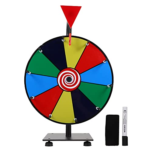 KICHOUSE 1 Satz Schicksalsrad Rad für Glück glücklich, Preise zu gewinnen Fest bunt groß spinnenspiel funnytoys Match praktisches Gewinnrad interessantes Gewinnrad Rostfreier Stahl Colorful von KICHOUSE