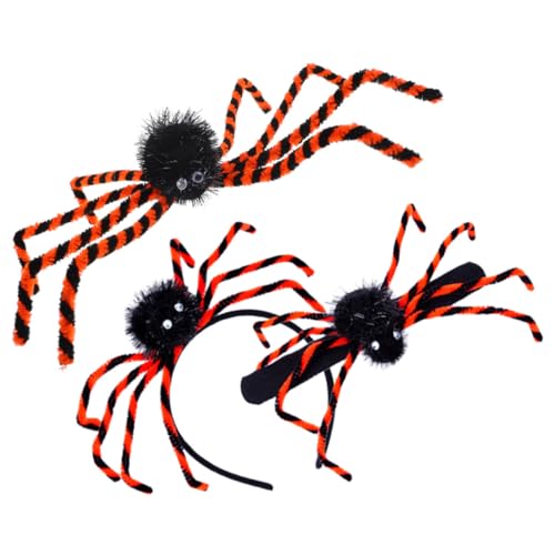 KICHOUSE 1 Satz Schlagarmbänder Für Die Party Rave Dekoration Halloween - Big Spider Halloween Spinnen-schlagbänder Spider-Slap-armbänder Armband Stoff von KICHOUSE