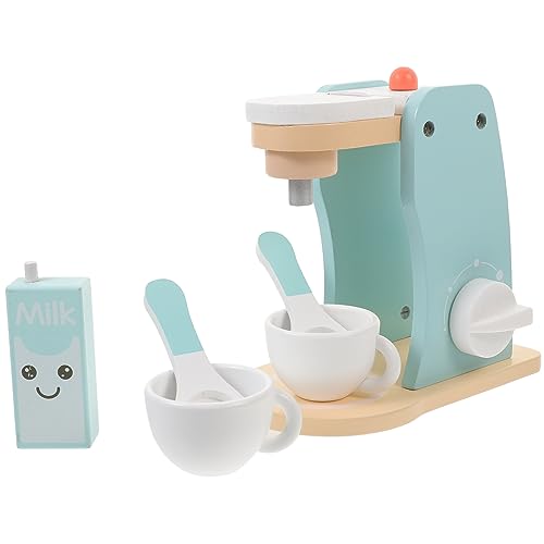 KICHOUSE 1 Satz Simulation Mini-Kaffeemaschine Küchenspielzeug aus Holz Kaffeemaschine für -Kaffeemaschine, für hölzern KICHOUSE 1 Satz Simulation Mini-Kaffeemaschine Küchenspielzeug aus Holz Kaffeemaschine für -Kaffeemaschine, für hölzern von KICHOUSE