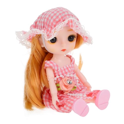 KICHOUSE Weichen Körper Prinzessin Puppe 17cm Realistische Miniatur Puppe Kleid Schuhe Kinderzimmer KICHOUSE Weichen Körper Prinzessin Puppe 17cm Realistische Miniatur Puppe Kleid Schuhe Kinderzimmer von KICHOUSE