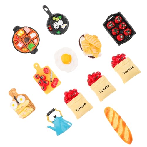 KICHOUSE 1 Satz Simuliertes Lebensmittelspielzeug Mini-basteldekore Mini-hausdekoration Dekoratives Mini-Essen Mini- -küchenzubehör Mini -hausdekorationen Mini Spiel Essen Harz von KICHOUSE