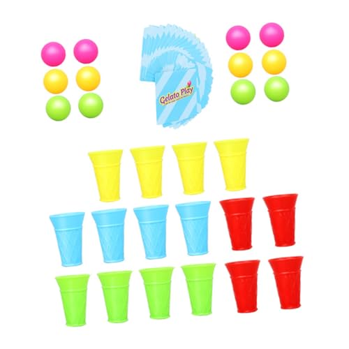 KICHOUSE 1 Satz -Spiel Eiscreme- Bildungsspielzeug Kindergeschenk Pädagogisches Pädagogisches Interaktives Logisches Trainingsspielzeug Abs von KICHOUSE