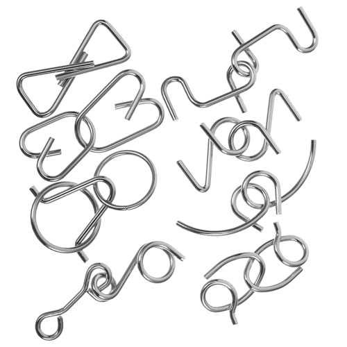 KICHOUSE 1 Satz Teile Metallverriegelung Rätsel Intelligente Disentanglement Puzzles für Fördert Kreativität und Problemlösungsfähigkeiten Langlebig und Sicher von KICHOUSE