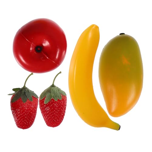 KICHOUSE 1 Satz Teiliges Simulierte Obstspielzeuge Musikalische Maracas für Frühe Bildung für Kindergarten und Spielplätze Fördert Rhythmus und Eltern Kommunikation von KICHOUSE