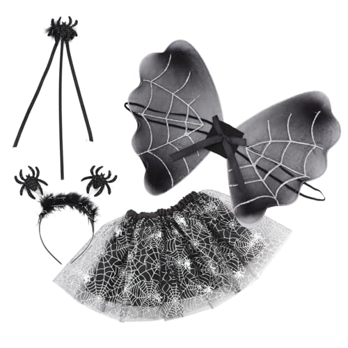 KICHOUSE 1 Satz Teiliges Spider Netz Tüllrock Set mit Haarband für Halloween und Festlichkeiten Bequem und Langlebig für Kreative Auftritte KICHOUSE 1 Satz Teiliges Spider Netz Tüllrock Set mit Haarband für Halloween und Festlichkeiten Bequem und Langlebig für Kreative Auftritte von KICHOUSE