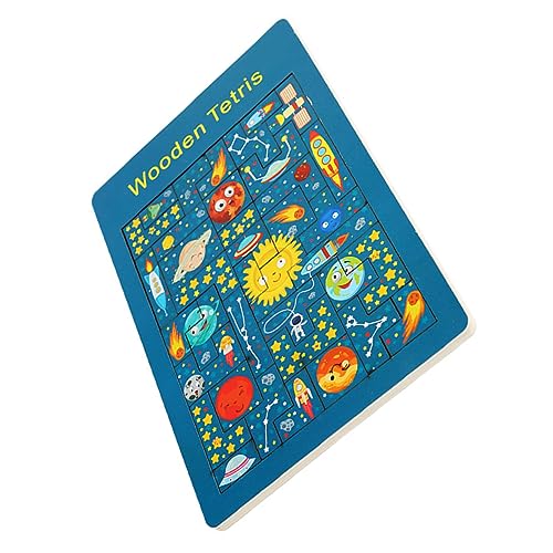 KICHOUSE 1 Satz Tetrisspielzeug Puzzlespielzeug Holzrätsel Rätsel Puzzlebrett Für Konzept-brettspiel Kinderpuzzle Puzzletafel Planeten-rätsel Lernpuzzle Planet Puzzle Hölzern KICHOUSE 1 Satz Tetrisspielzeug Puzzlespielzeug Holzrätsel Rätsel Puzzlebrett Für Konzept-brettspiel Kinderpuzzle Puzzletafel Planeten-rätsel Lernpuzzle Planet Puzzle Hölzern von KICHOUSE