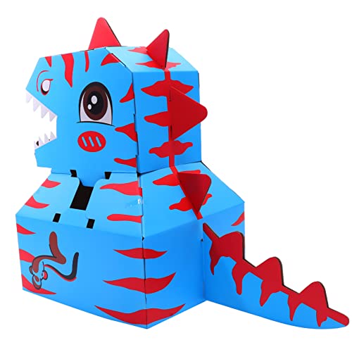 KICHOUSE Einzigartige Tragbare Dinosaurier Aus Karton Lernspielzeug-Set Für Kinder Praktische Lernaktivität von KICHOUSE