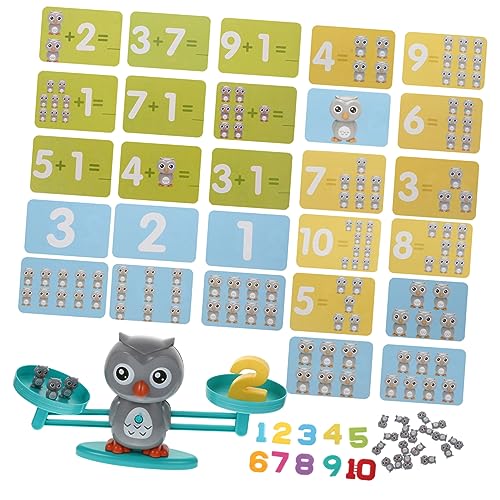 KICHOUSE Zahlenwaage Für Jungen Und Mädchen Mathe-zähler-Spielzeug Mathe-lernspielzeug Kinderspielzeug Mathe-Spielzeug Balance Mathe-Spielzeug von KICHOUSE