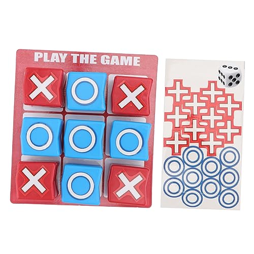 KICHOUSE 1 Satz Xo Schach Für Familienspiele Schachbrettspiel Familienspielzeug Interessantes Spielset Pädagogisches Interaktives Kinderspielzeug Plastik von KICHOUSE
