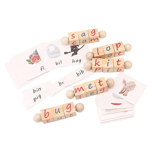 KICHOUSE 1 Satz Zauberwürfel des Alphabets Pädagogisches Holzrätsel Lernspielzeug Für Buchstaben-baustein Buchstabenblock Aus Holz Englischer Buchstabenblock Khaki Papier KICHOUSE 1 Satz Zauberwürfel des Alphabets Pädagogisches Holzrätsel Lernspielzeug Für Buchstaben-baustein Buchstabenblock Aus Holz Englischer Buchstabenblock Khaki Papier von KICHOUSE