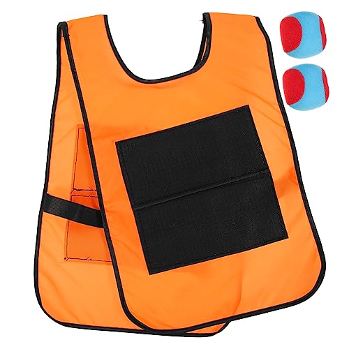 KICHOUSE 1 Satz klebriges Ziel interaktives kinderspielzeug spielsachen spielwaren für draußen prallen Kinderball Zappelbälle für zappelnde Bälle Stoff Orange von KICHOUSE