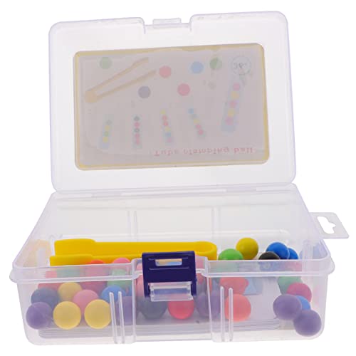 KICHOUSE 1 Satz pädagogisches Farblernspielzeug mit Perlen lustiges Kinderspielzeug Feinmotorik- für pädagogisches Farberkennungsspielzeug mit Perlen Plastik KICHOUSE 1 Satz pädagogisches Farblernspielzeug mit Perlen lustiges Kinderspielzeug Feinmotorik- für pädagogisches Farberkennungsspielzeug mit Perlen Plastik von KICHOUSE