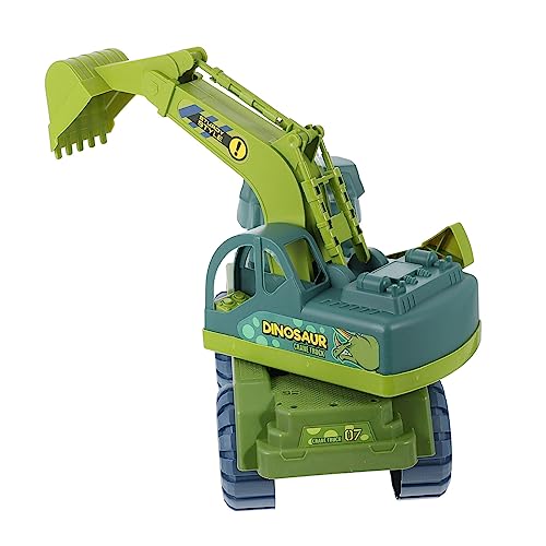 KICHOUSE 1 Satz rutschendes Autospielzeug gleitendes Rückzugswagen Dinosaurier Auto Trägheit Dinosaurier Spielzeugauto zum Zurückziehen Plastik Green von KICHOUSE