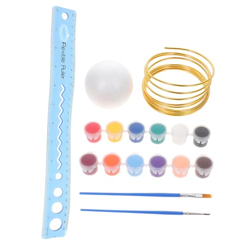 KICHOUSE 1 Satz selber Machen Acrylic Paint akrylfarbe Geschenke für Kinder Kinderspielzeug für Mädchen Ornament Geschenke für Mädchen 10-12 Modell des Sonnensystems von KICHOUSE