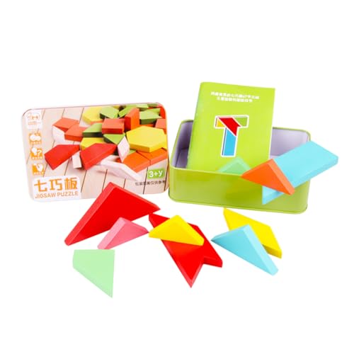 KICHOUSE 1 Schachtel Tangram- Holz-Tangram Holzrätsel Bambus KICHOUSE 1 Schachtel Tangram- Holz-Tangram Holzrätsel Bambus von KICHOUSE