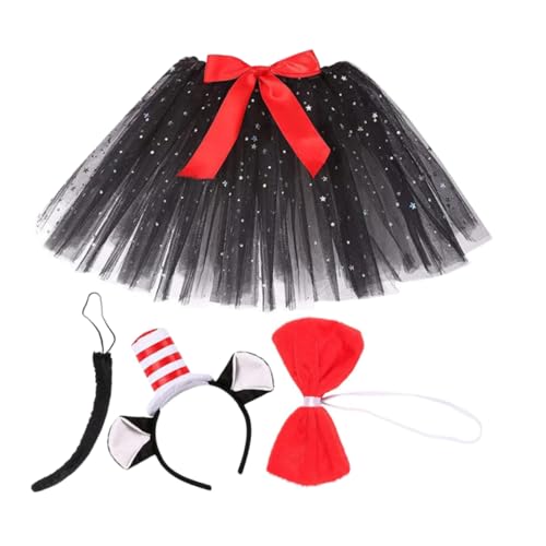 KICHOUSE 1 Set Abschlussball Requisiten Tier Halloween Kostüme Bekleidung Katzenkostüm Party Kopfschmuck Katzen Stirnband Damen Kopfschmuck Katzenschwänze Halloween Cosplay von KICHOUSE
