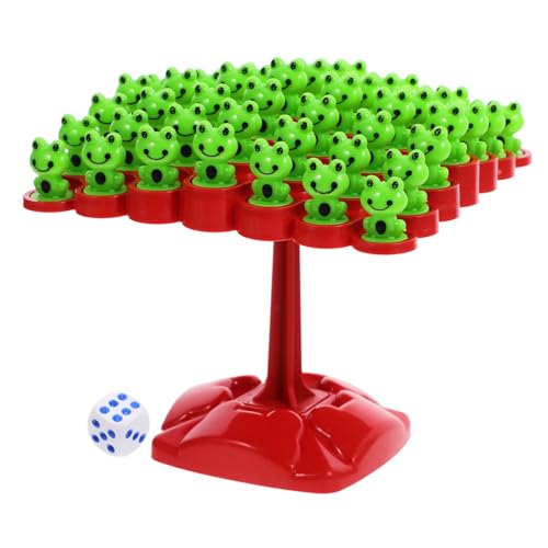 KICHOUSE 1 Set Balance Stapelspielzeug Spiel Erwachsene Für Eltern Kampfspielzeug Montessori Balance Block Desktop Frösche Balance Baum Bauchmuskeln von KICHOUSE