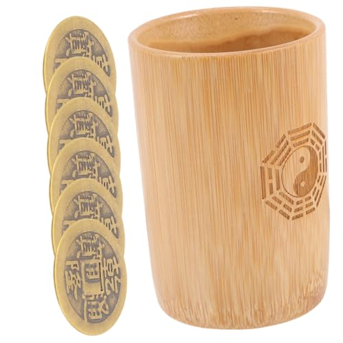 KICHOUSE 1 Set Bambusrohr Hexagramm Werkzeug Wahrsagerei Vorräte Wunsch Wahrsagung Eimer Der Alles Erzählt Orakel I Ging Buch Mit Münzen Chinesische Glücksmünze Antikes China KICHOUSE 1 Set Bambusrohr Hexagramm Werkzeug Wahrsagerei Vorräte Wunsch Wahrsagung Eimer Der Alles Erzählt Orakel I Ging Buch Mit Münzen Chinesische Glücksmünze Antikes China von KICHOUSE