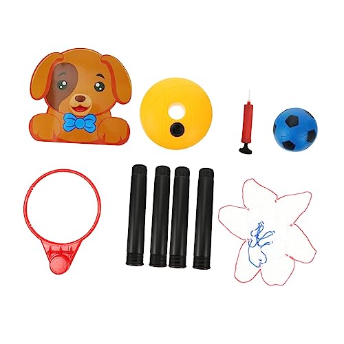 KICHOUSE 1 Set Basketballständer Basketbälle Netzkette Laufstall Mini Basketballkorb Indoor Wandhalterung Pop Hoops Verstellbarer Kunststoff von KICHOUSE