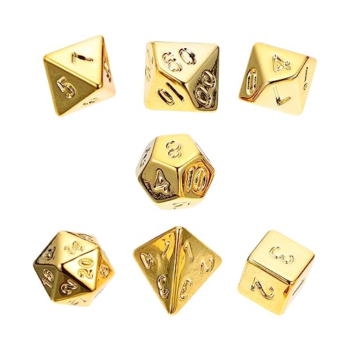 KICHOUSE 1 Set Brettspiel Requisiten Unterhaltung Liefert Goldene Acryl von KICHOUSE