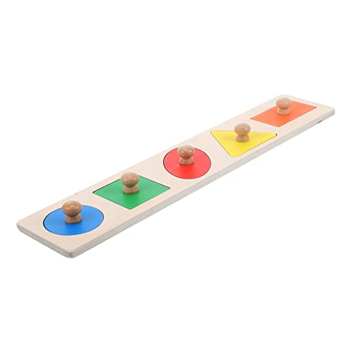 KICHOUSE 1 Set Geometrische Paneele Kleinkindspielzeugformen Für Babys Kinderspielzeug Einfacher Formensortierer Babyspielzeug 2 Jähriges Formsortierer Kleinkindpuzzles von KICHOUSE