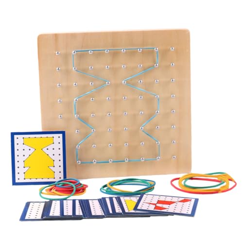 KICHOUSE 1 Set Geometrisches Nagelbrett Lernspielzeug Kinderspielzeug Werkzeuge Für Mathematik Lernwerkzeug Kreatives Geoboard Stecktafel Nagelplatte Nagelbrettplatte KICHOUSE 1 Set Geometrisches Nagelbrett Lernspielzeug Kinderspielzeug Werkzeuge Für Mathematik Lernwerkzeug Kreatives Geoboard Stecktafel Nagelplatte Nagelbrettplatte von KICHOUSE