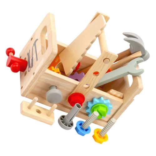 KICHOUSE 1 Set Holz Handwerkzeugkasten Für Kleinkinder Kinderwerkzeuge Kindergeschenke Werkzeuge Für Werkzeugkoffer Kleinkindwerkzeuge Kinderspielzeug Kinderwerkzeuge KICHOUSE 1 Set Holz Handwerkzeugkasten Für Kleinkinder Kinderwerkzeuge Kindergeschenke Werkzeuge Für Werkzeugkoffer Kleinkindwerkzeuge Kinderspielzeug Kinderwerkzeuge von KICHOUSE