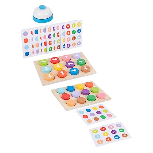 KICHOUSE 1 Set Holz Richtungsspielzeug Interaktives Pädagogisches Für Richtungsspielzeug Farbiges Richtungsspielzeug Zur Intellektuellen Entwicklung Buntes Holz von KICHOUSE