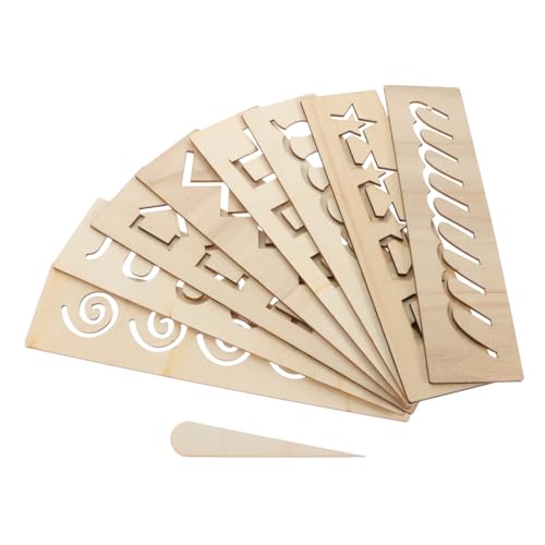 KICHOUSE 1 Set Holz Übungsbrett Kinderspielzeug Zeichenbrett Schreibbrett Lernspielzeug Holzschreibbrett Lehrmittel Frühpädagogisches Holzbrett von KICHOUSE
