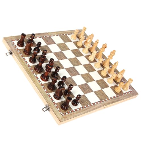 KICHOUSE 1 Set Internationales Schachpuzzle Schachspielzeug Faltbares Schachspielzeug Westliches Schachspielzeug Kinderpuzzle Pädagogisches Schach Faltbares Schachspielzeug Holz KICHOUSE 1 Set Internationales Schachpuzzle Schachspielzeug Faltbares Schachspielzeug Westliches Schachspielzeug Kinderpuzzle Pädagogisches Schach Faltbares Schachspielzeug Holz von KICHOUSE