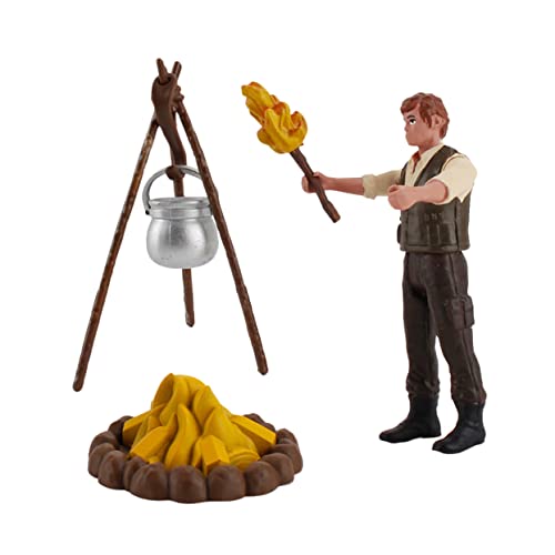 KICHOUSE Sammlerstück Miniatur Lagerfeuer Szene Statische Camping Spielset Picknick Szene Spielzeug Für Jungen Und Mädchen Pädagogisches Outdoor KICHOUSE Sammlerstück Miniatur Lagerfeuer Szene Statische Camping Spielset Picknick Szene Spielzeug Für Jungen Und Mädchen Pädagogisches Outdoor von KICHOUSE