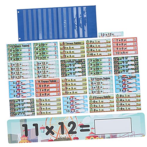 KICHOUSE 1 Set Lehrmittel Für Die Multiplikation Berechnungs Flash Karten Multiplikationstools Für Mathe Flash Karten Multiplikationstabellen Auswendig Lernen Lernkarten Für Papier von KICHOUSE