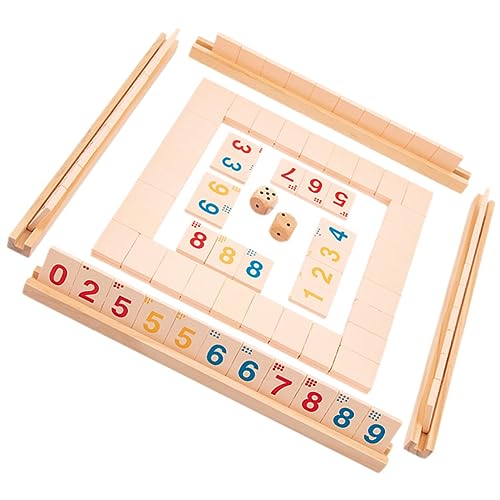 KICHOUSE 1 Set Mahjong Brettspiel Aus Holz Kinderspielzeug Tischspiele Familienspiele Simulationsspielzeug Spiele Für Erwachsene Brettspiele Für Erwachsene Shut The Box KICHOUSE 1 Set Mahjong Brettspiel Aus Holz Kinderspielzeug Tischspiele Familienspiele Simulationsspielzeug Spiele Für Erwachsene Brettspiele Für Erwachsene Shut The Box von KICHOUSE