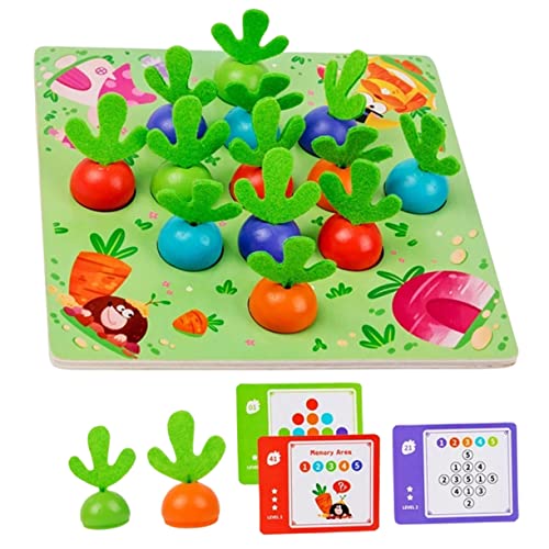 KICHOUSE 1 Set Memory Karten Kleinkind Kleinkind Memory Spiele Alter 2–4 Brettspiele Für Von 4–6 Jahren Intelligentes Spiel Lernspielzeug Brettspiele Alter 4–8 Grünes von KICHOUSE