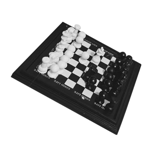 KICHOUSE 48mm Mini-Spiel Für Puppenhaus Schachbrett Stücke Set Für Lernen Jungen Und Mädchen von KICHOUSE