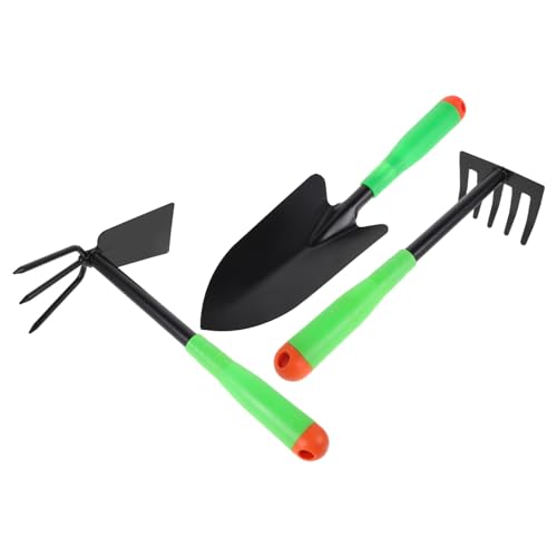 KICHOUSE 1 Set Multifunktionale Gartengeräte: Schaufel Und Rechen Aus Metall Für Kinder – Leichtes Und Tragbares Werkzeugset Zum Pflanzen Und Umpflanzen Von Blumen von KICHOUSE
